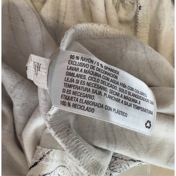 Style & Co & Merona Tank Top Bundle XL Yellow, White/Blue V-Neck Bohemian Summer - Picture 16 of 16